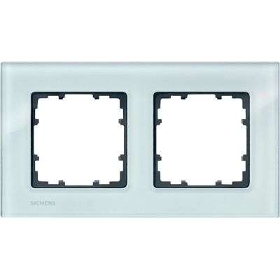 Siemens Rahmen 90-mm-Maß, Glas 2-fach, 161 mm x 90 mm kristallgrün Siemens Rahmen 90-mm-Maß, Glas 2-fach, 161 mm x 90 mm kristallgrün
