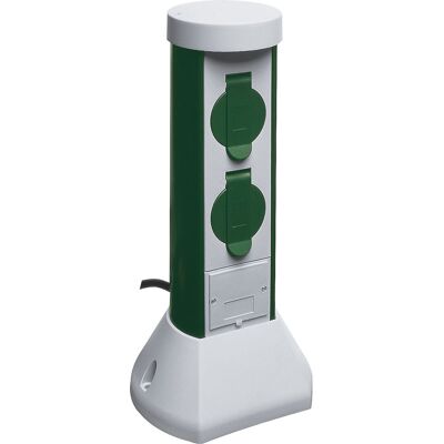 REV GC 2-fach Steckdose H05RN-F 3G1,0 - 2 m Zuleitung / IP44 - ca. 370 mm REV GC 2-fach Steckdose H05RN-F 3G1,0 - 2 m Zuleitung / IP44 - ca. 370 mm