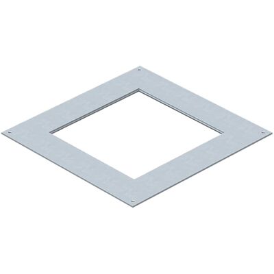 OBO Bettermann Stahl Quadratdeckel - UZD250-3/4 Abdeckung - Trocken OBO Bettermann Stahl Quadratdeckel - UZD250-3/4 Abdeckung - Trocken