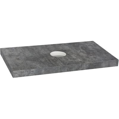 Evenes Konsole Blata Zementoptik, mit Bohrung, mit Halterung, 900 x 56 x 510 mm - 93 158 76 Evenes Konsole Blata Zementoptik, mit Bohrung, mit Halterung, 900 x 56 x 510 mm - 93 158 76