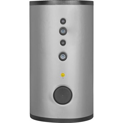 TML Edelstahl-Warmwasserspeicher SFI 400, mit 1 Wärmetauscher, Inhalt 414 Liter TML Edelstahl-Warmwasserspeicher SFI 400, mit 1 Wärmetauscher, Inhalt 414 Liter