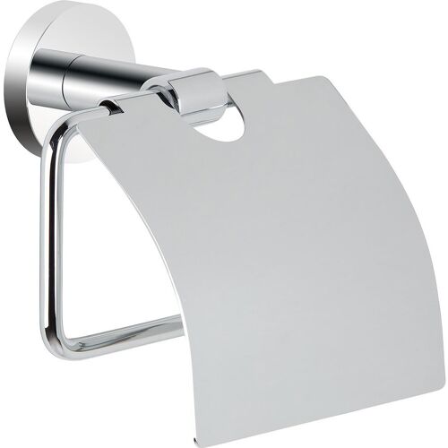 Evenes Papierrollenhalter Eldrid mit Deckel, Messing verchromt - 93 135 97
