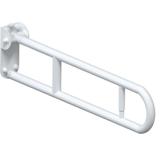 Evenes Stützklappgriff Elida Classic mit Papierrollenhalter, weiß, antibakteriell, 32 x 209 x 800 mm