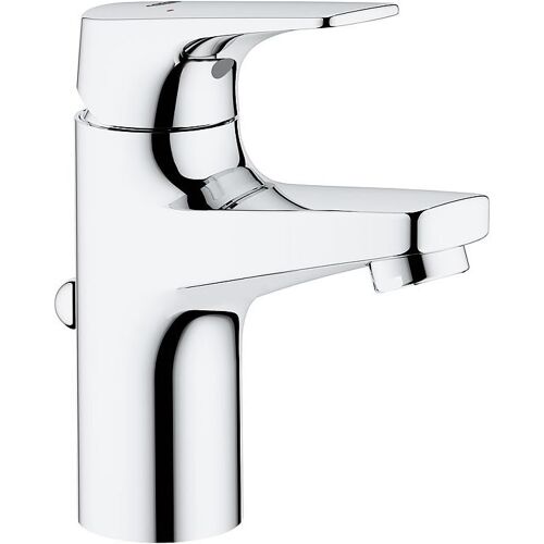 Waschtischmischer Grohe Bauflow S-Size, Ausladung 91 mm, mit Zugstange, chrom - 23751000