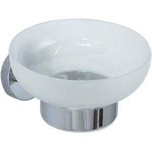 Bravat Varuna Seifenablage - Dämpfungsring aus Kunststoff, Satiniertes Glasbecken Bravat Varuna Seifenablage - Dämpfungsring aus Kunststoff, Satiniertes Glasbecken