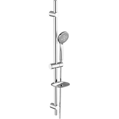 Evenes Brause-Set Suprema 900 mm, 3 Strahlarten, Ø 100 mm mit Seifenschale, chrom - 93 175 57 Evenes Brause-Set Suprema 900 mm, 3 Strahlarten, Ø 100 mm mit Seifenschale, chrom - 93 175 57