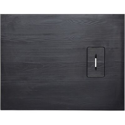 Evenes Duschwanne Lendou 1400 x 35 x 800 mm, Mineralguss, mit Holzstruktur, schwarz matt, Ablauf 90 mm - 93 210 64 Evenes Duschwanne Lendou 1400 x 35 x 800 mm, Mineralguss, mit Holzstruktur, schwarz matt, Ablauf 90 mm - 93 210 64