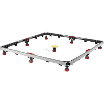 MEPA Montagerahmen SF Rechteck 120/120, Höhenverstellbar bis 190 mm - für Stahl, Acryl u. Mineralguss von 700 x 700 bis 1200 x 1200 mm - 150 182 MEPA Montagerahmen SF Rechteck 120/120, Höhenverstellbar bis 190 mm - für Stahl, Acryl u. Mineralguss von 700 x 700 bis 1200 x 1200 mm - 150 182