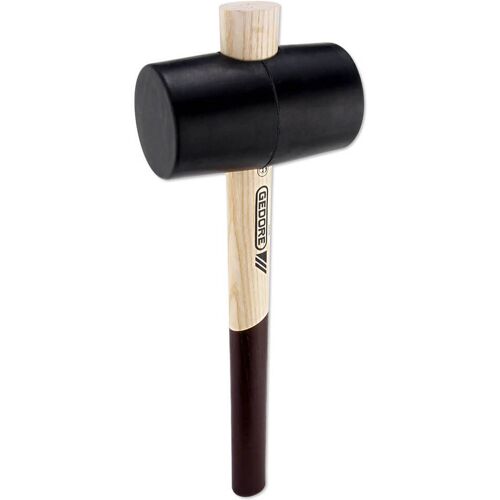 Gummihammer GEDORE - hart - mit Eschenstiel - 380mm Kopf-Ø: 75mm