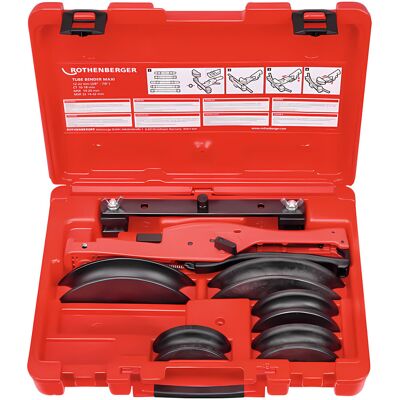 ROTHENBERGER Rohrbiege-Set für Alu-Verbundrohr 14, 16, 18, 20, 26 mm - im Kunststoffkoffer ROTHENBERGER Rohrbiege-Set für Alu-Verbundrohr 14, 16, 18, 20, 26 mm - im Kunststoffkoffer