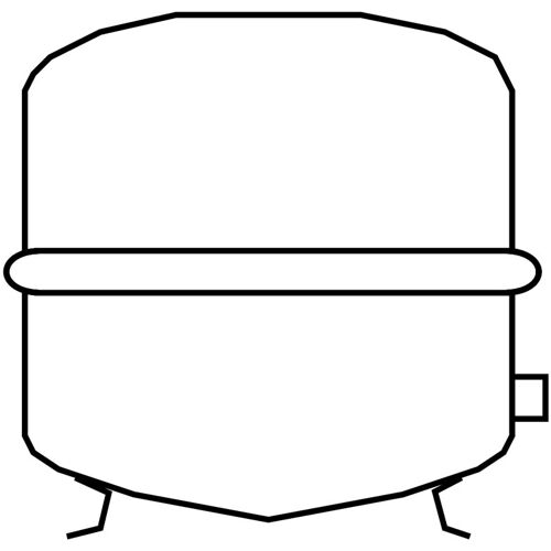 Viessmann Vitoset Membran-Druckausdehnungsgefäß H 50 weiß für Heizung - 7938085