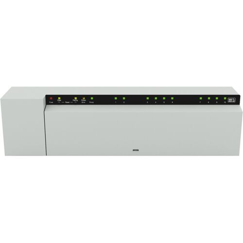 Möhlenhoff Alpha Smartware Basisstation 230V Standard mit 10 Zonen, lichtgrau neutral - BSS 21001-10N2