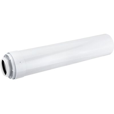 Viessmann AZ-Rohr 1 m (ablängbar), Ø 80/125 mm, Kunststoff (PPs) / Aluminiumblech, weiß - 7194321 Viessmann AZ-Rohr 1 m (ablängbar), Ø 80/125 mm, Kunststoff (PPs) / Aluminiumblech, weiß - 7194321