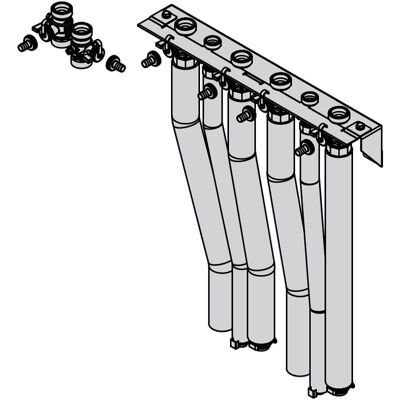 Viessmann Montagehilfe Kompaktgerät für zwei Heiz-/Kühlkreise - Aufputzinstallation nach oben - ZK06225 Viessmann Montagehilfe Kompaktgerät für zwei Heiz-/Kühlkreise - Aufputzinstallation nach oben - ZK06225