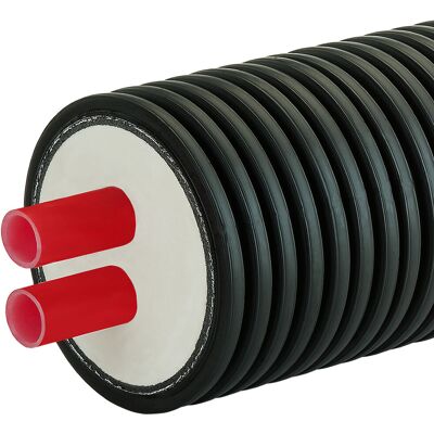 Armacell AustroPUR Doppelrohr-Fernwärmeleitung für Heizung - Meterware - 25 x 2,3 mm - DN 20 - Außenmantel 145 mm ** 1m/56,69 EUR Armacell AustroPUR Doppelrohr-Fernwärmeleitung für Heizung - Meterware - 25 x 2,3 mm - DN 20 - Außenmantel 145 mm ** 1m/56,69 EUR