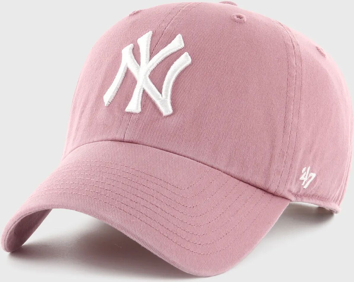 ´47 MLB New York Yankees '47 CLEAN UP w/No Loop Label men Caps pink in Größe:ONE SIZE