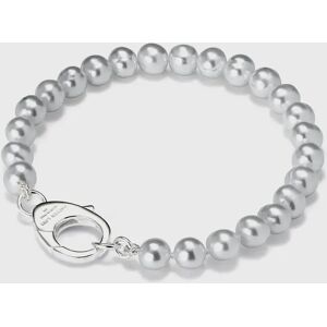 Hatton Labs Classic Pearl Bracelet men Jewellery silver in Größe:XL