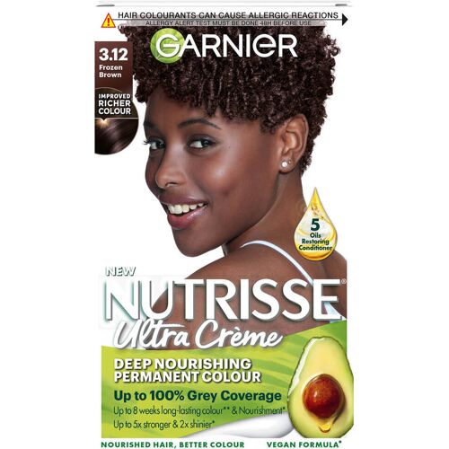 Garnier Nutrisse Permanentes Haarfärbemittel (Verschiedene Farbtöne) - 3.12 Frozen Brown