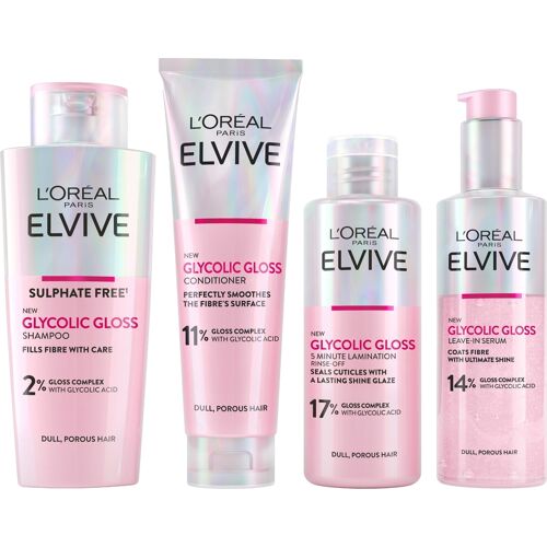 L'Oréal Paris Elvive Glycolic Gloss Glossing Routine for Dull Hair