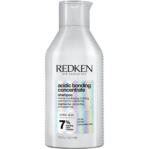 Redken Acidic Bonding Concentrate Bond Repair Sulfatfreies Shampoo für eine sanfte Reinigung Supersize 500 ml