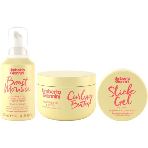 Umberto Giannini Strong Curls Style & Hold Trio