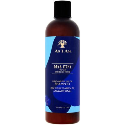 As I Am Shampoo für trockene und juckende Kopfhaut mit Oliven- und Teebaumöl (355 ml) As I Am Shampoo für trockene und juckende Kopfhaut mit Oliven- und Teebaumöl (355 ml)