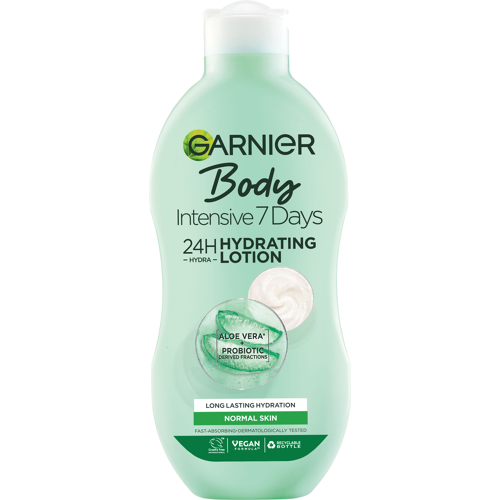 Garnier Intensive 7 Days Aloe Vera Probiotic Extract Bodylotion für Normale Haut 400 ml