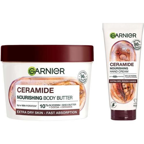 Garnier Ceramide and Cocoa Hand Body Bundle