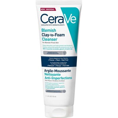 CeraVe Blemish Clay To Foam Cleanser 118ml CeraVe Blemish Clay To Foam Cleanser 118ml