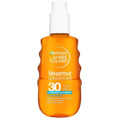 Garnier Ambre Solaire Sensitive Advanced UV Water Spray SPF30 150ml Garnier Ambre Solaire Sensitive Advanced UV Water Spray SPF30 150ml