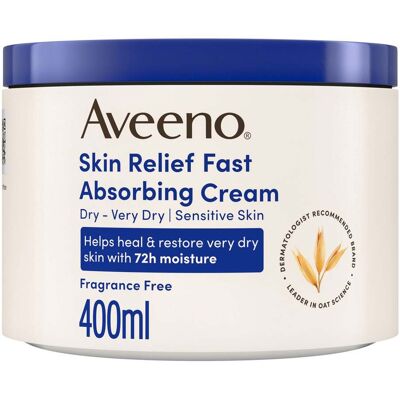 Aveeno Skin Relief Fast Absorbing Cream 400ml Aveeno Skin Relief Fast Absorbing Cream 400ml