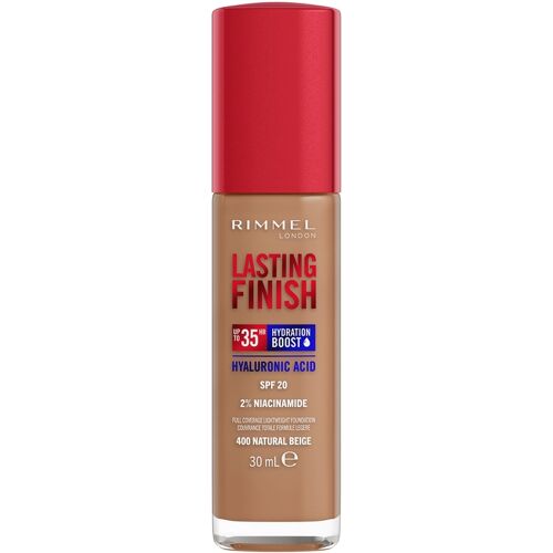 Rimmel Lasting Finish 35Hr Foundation 30 ml (Verschiedene Farbtöne) - 400 Natural Beige
