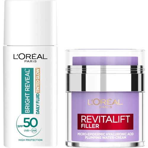 L'Oréal Paris L'Oreal Paris Hyaluronic Filler Water Cream & Tinted Glow SPF50+ (Various Shades) - Bronze Glow