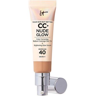 IT Cosmetics CC+ Nude Glow SPF40 (32ml) - Mittelbraun IT Cosmetics CC+ Nude Glow SPF40 (32ml) - Mittelbraun