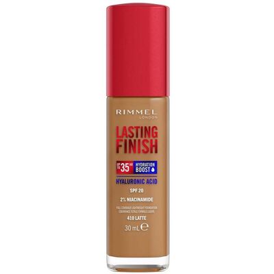 Rimmel Lasting Finish 35Hr Foundation 30 ml (Verschiedene Farbtöne) - 410 Latte Rimmel Lasting Finish 35Hr Foundation 30 ml (Verschiedene Farbtöne) - 410 Latte