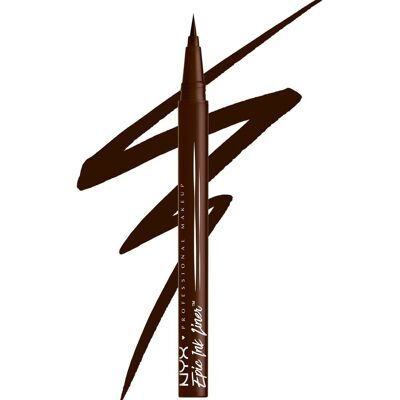 NYX Professional Makeup NYX Professional Make Epic Ink Liner, Waterproof Liquid Eyeliner Pen - Milk Chocolate NYX Professional Makeup NYX Professional Make Epic Ink Liner, Waterproof Liquid Eyeliner Pen - Milk Chocolate