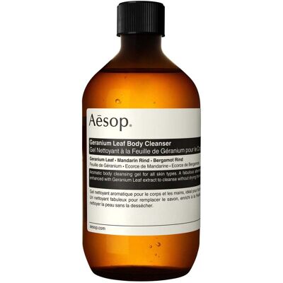 Aesop Geranium Leaf Body Cleanser 500ml with Screw Cap Aesop Geranium Leaf Body Cleanser 500ml with Screw Cap