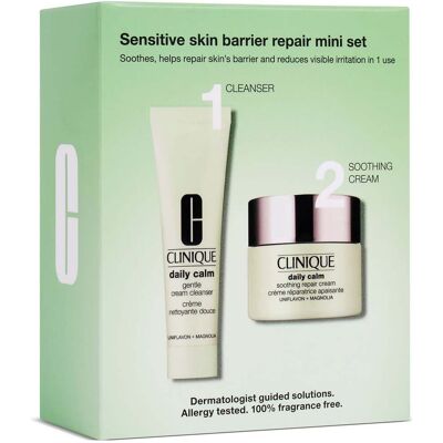 Clinique Daily Calm Sensitive Skin Barrier Repair Mini Set Clinique Daily Calm Sensitive Skin Barrier Repair Mini Set