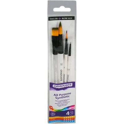 Daler-Rowney Graduate 4 Aquarellpinsel Set Daler-Rowney Graduate 4 Aquarellpinsel Set