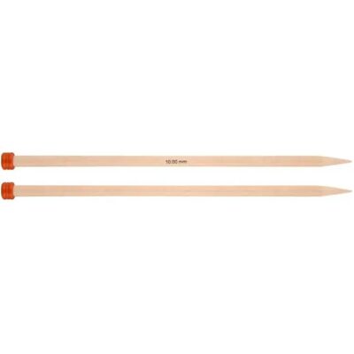 KnitPro Basix Birken Stricknadeln - 30cm 5,50mm - Stricknadeln KnitPro Basix Birken Stricknadeln - 30cm 5,50mm - Stricknadeln