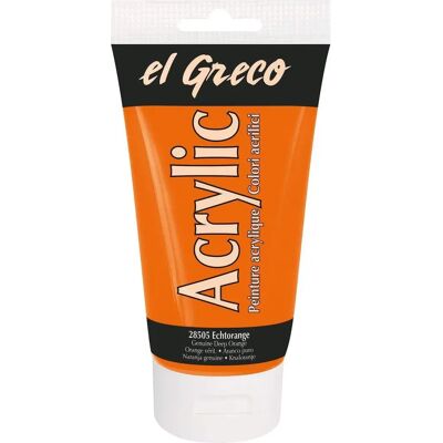KREUL 28505 el Greco Acrylic Echtorange 150 ml Tube KREUL 28505 el Greco Acrylic Echtorange 150 ml Tube