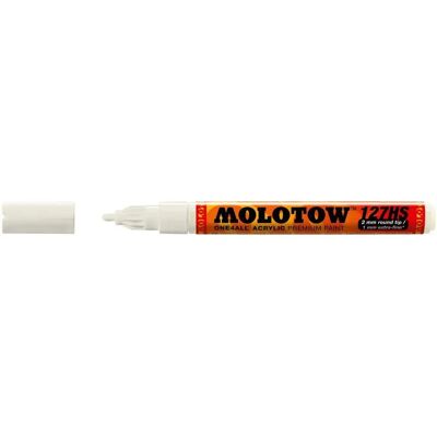 Molotow Permanentmarker ONE4ALL 127 HS, nachfüllbar, 2 mm, naturweiß Molotow Permanentmarker ONE4ALL 127 HS, nachfüllbar, 2 mm, naturweiß