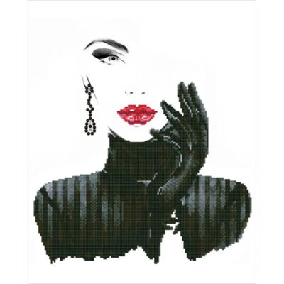 Pracht Diamond Dotz Lady in Black, ca. 42 x 52 cm groß Pracht Diamond Dotz Lady in Black, ca. 42 x 52 cm groß