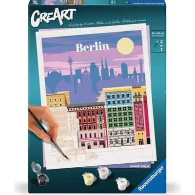 Ravensburger 25521 CreArt Adults Trend - Farbenfrohes Berlin Ravensburger 25521 CreArt Adults Trend - Farbenfrohes Berlin