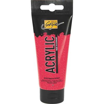 KREUL 84152 Solo Goya Acrylic Effekt Rubinrot 100 ml Tube KREUL 84152 Solo Goya Acrylic Effekt Rubinrot 100 ml Tube