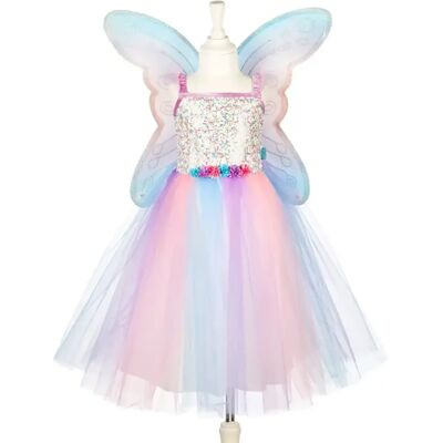 Souza Kostüm Kleid mit Schmetterlingsflügel - Verkleidete Fee 5-7 Jahre Souza Kostüm Kleid mit Schmetterlingsflügel - Verkleidete Fee 5-7 Jahre