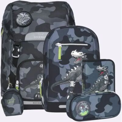 Beckmann - Classic+ Maxi - Camo Rex - Schulranzen-Set Beckmann - Classic+ Maxi - Camo Rex - Schulranzen-Set