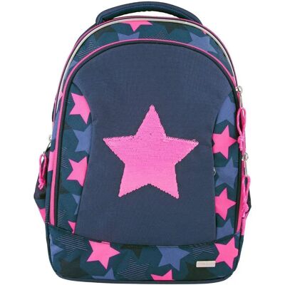 Depesche TOPModel Schulrucksack Streichpaillette Stern dunkelblau Depesche TOPModel Schulrucksack Streichpaillette Stern dunkelblau