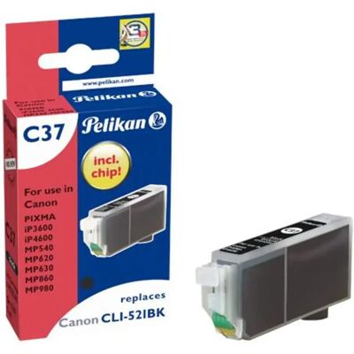 Pelikan Druckerpatrone C37 ersetzt Canon CLI-521, black, 9 ml Pelikan Druckerpatrone C37 ersetzt Canon CLI-521, black, 9 ml