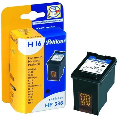 Pelikan Druckerpatrone H16 ersetzt Hewlett Packard HP338 C8765A, schwarz, 11 ml Pelikan Druckerpatrone H16 ersetzt Hewlett Packard HP338 C8765A, schwarz, 11 ml